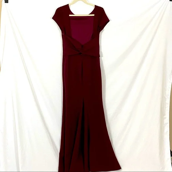 Endless Love Burgundy Backless Maxi Dress - Picture 6 of 10